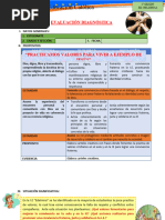 Evaluación Diagnóstica 1 Grado