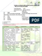 Plan de Actividades para La Semana de La Educación Ambiental