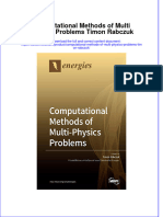 Ebook Computational Methods of Multi Physics Problems Timon Rabczuk Online PDF All Chapter