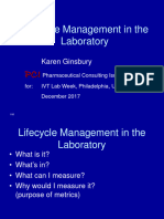 Lifecycle Management in The Laboratory