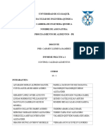 Informe 1 Control de Calidad de Alimentos Curso 10-1-1