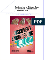 Discovery Engineering in Biology Case Studies For Grades 6 12 1St Edition Rebecca Hite Online Ebook Texxtbook Full Chapter PDF