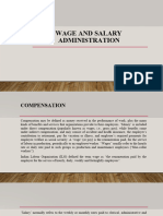 Wage and Salary Administration