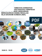 KAN K-10.03 Rev.0 Persyaratan Tambahan Akreditasi LVV Sektor Informasi Lingkungan Berdasarkan Skema Regulasi NEK