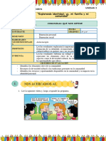 3° y 4°° TUTORIA FICHA DE ACTIVIDAD 4