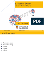 Lecture 15 NuclearDecay