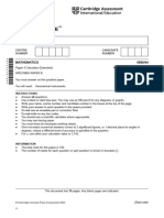 Cambridge IGCSE: MATHEMATICS 0580/04