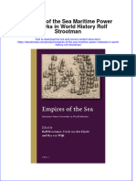 Ebook Empires of The Sea Maritime Power Networks in World History Rolf Strootman Online PDF All Chapter