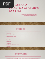 Design and Analysis of Gating System