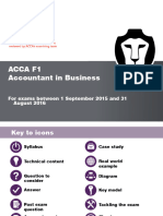 FIA - F1 FAB Foundations of Accountant in Business - CTS