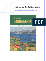 Ethics in Engineering 5Th Edition Martin Online Ebook Texxtbook Full Chapter PDF