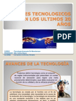 Avances Tecnologicos en Los Ultimos 20 Años