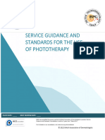 Phototherapy Guidance and Services Standards Public Consultation Draft 2022