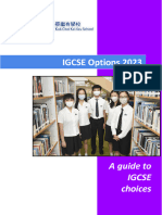 A IGCSE Options Booklet English 2023