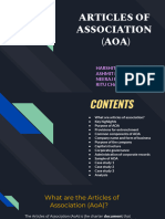 Articles of Association