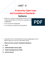 Unit-V - Network Security, Cyber Laws & Standards