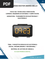 19 Conceptos Básicos de Electrónica Digital, Binarios, Hexadecimal.