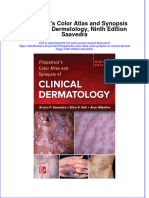 Fitzpatricks Color Atlas and Synopsis of Clinical Dermatology Ninth Edition Saavedra Online Ebook Texxtbook Full Chapter PDF