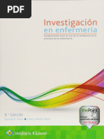 Denise F Polit, Cheryl Tatano Beck Investigación en Enfermería Fundamentos