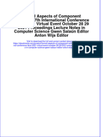 Download ebook Formal Aspects Of Component Software 17Th International Conference Facs 2021 Virtual Event October 28 29 2021 Proceedings Lecture Notes In Computer Science Gwen Salaun Editor Anton Wijs Editor online pdf all chapter docx epub 