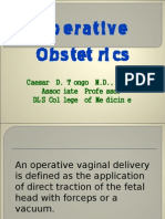 Ob - Operative Obstetrics