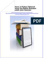 Ebook Foundations of Python Network Programming 3Rd Edition Brandon Rhodes John Goerzen 3 Online PDF All Chapter