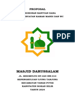 Proposal Bantuan Dana Masjid Darussalam Tahun 2024