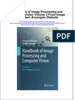 Handbook of Image Processing and Computer Vision Volume 2 From Image To Pattern Arcangelo Distante