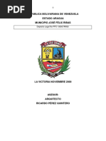 Republica Bolivariana de Venezuela Estado Aragua Municipio José Félix Ribas