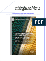 Globalisation Education and Reform in Brunei Darussalam 1St Edition Phan Le Ha Online Ebook Texxtbook Full Chapter PDF