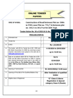 4 - PART - III PRICE BID - Road