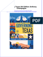 Governing Texas 5Th Edition Anthony Champagne Online Ebook Texxtbook Full Chapter PDF