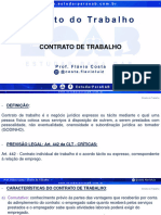 Estudar para OAB - Direito Do Trabalho - Teoria Geral Do Contrato de Trabalho