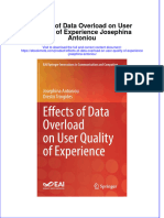 Ebook Effects of Data Overload On User Quality of Experience Josephina Antoniou Online PDF All Chapter