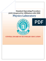 Physics Lab SOP