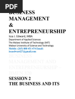 Business Management