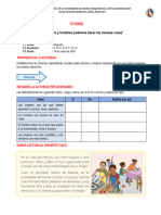 Sesión 6 Mujeres y Hombres Podemos Hacer Las Mismas Cosas