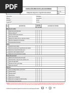 Check List Inspección Máquina Soldar.