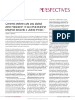 2013 Genome Architecture and Global Gene Regulation in Bacteria Making Progress Towards A Unified Model