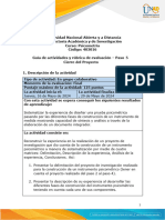 Guía de Actividades y Rúbrica de Evaluación - Paso 5 - Cierre Del Proyecto