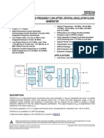 Fully Integrated Fixed Frequency Low-Jitter, Crystal-Oscillator Clock Generator