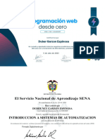 Certificados Formación Complementaria