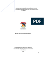 Estudio Del Sistema de Innovación Tecnológico para La Gestión de La Cadena de Abastecimiento de Energía Solar en Colombia