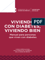 Manual para Pacientes Viviendo Con Diabetes, Viviendo Bien Clínica Diabetes Portada