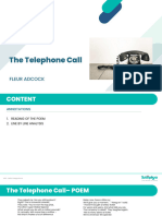 The Telephone Call - Line by Line Analysis