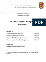 Personas Morales Cuadro de Análisis de Ingresos y Deducciones