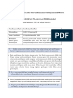 Prameliya Ambaruni I.L LK 4 Lembar Observasi Pelaksanaan Pembelajaran Untuk Observer