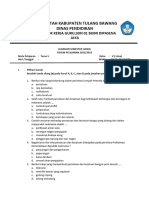 Soal Tema 5 Kelas 5 Ganjil 2021