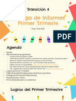 Entrega de Informes Primer Trimestre