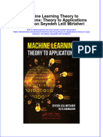 Ebook Machine Learning Theory To Applications Theory To Applications 1St Edition Seyedeh Leili Mirtaheri Online PDF All Chapter